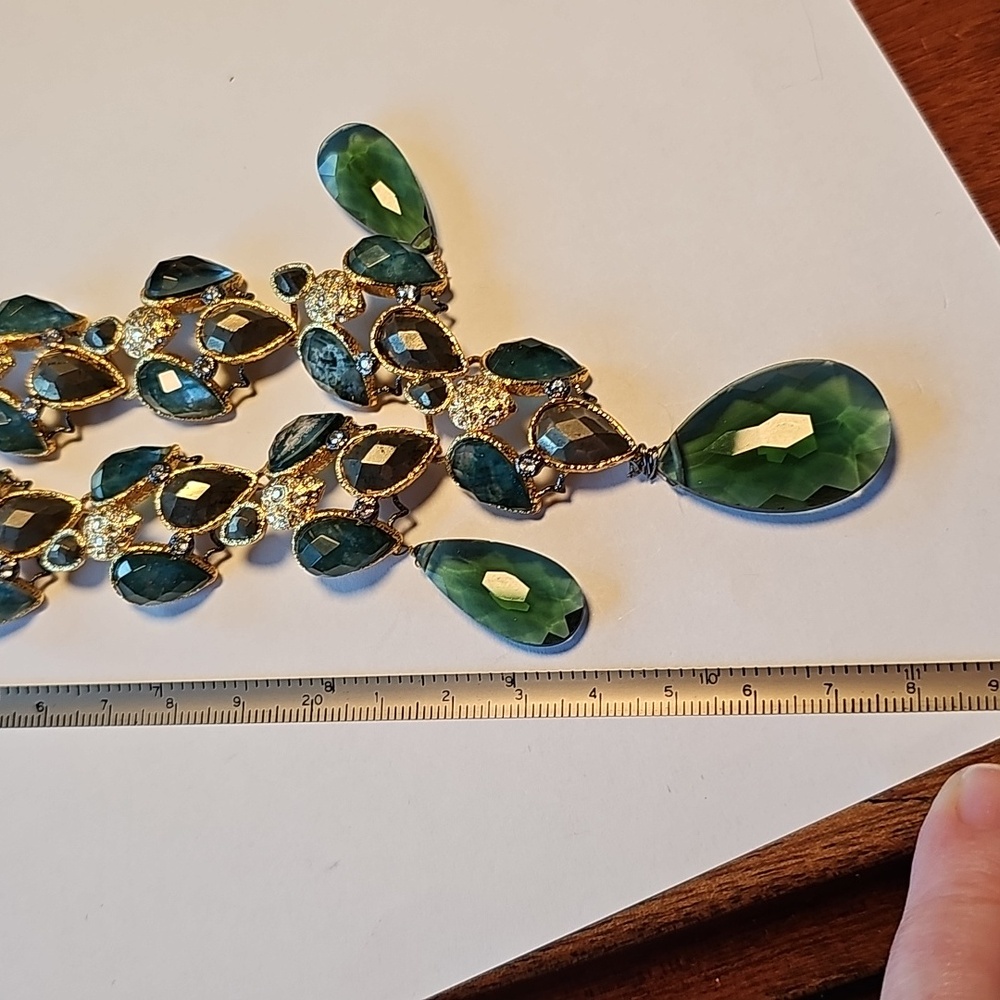 Alexis Bittar Green Stone Necklace - Picture 5 of 6